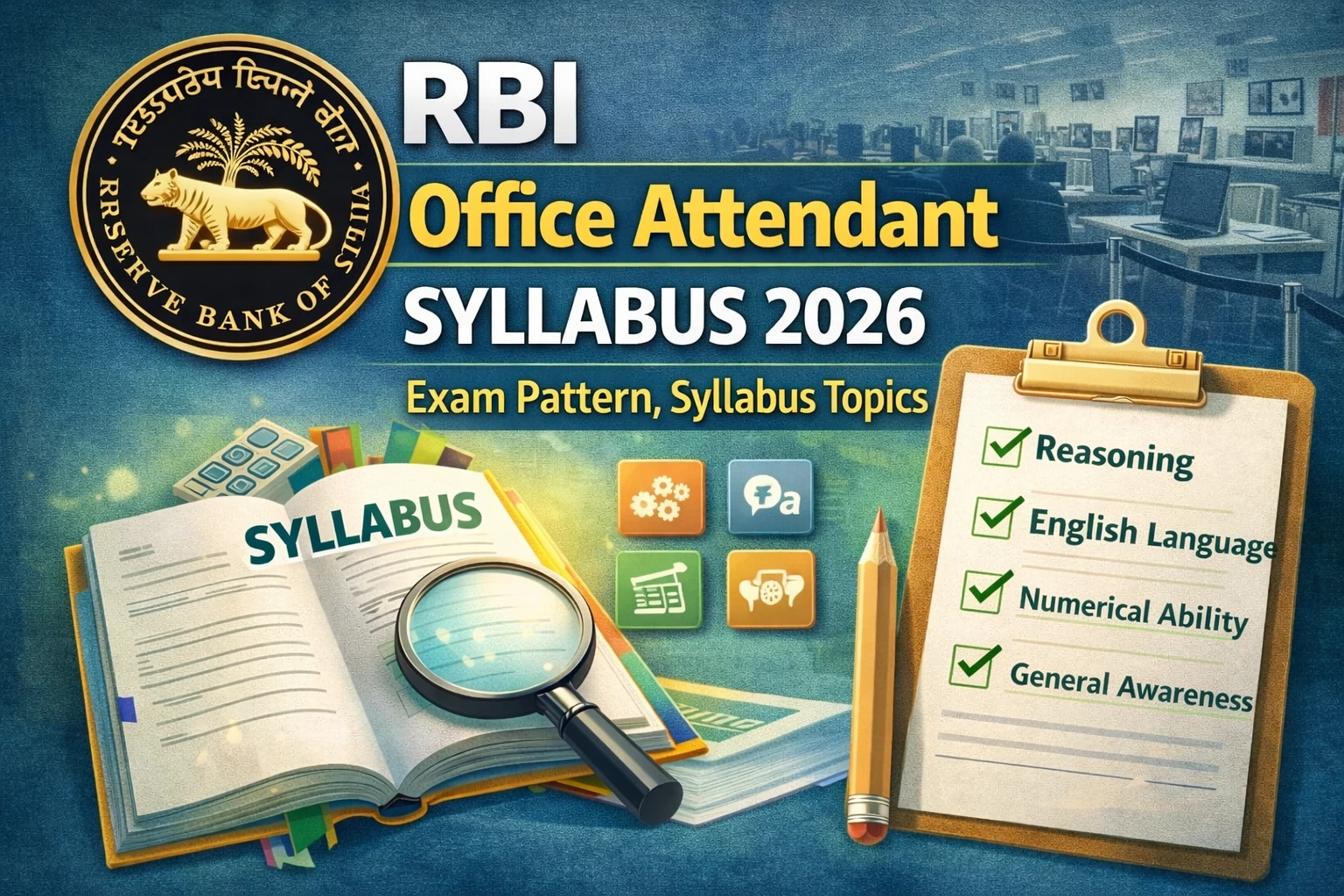 RBI Office Attendant Syllabus 2026