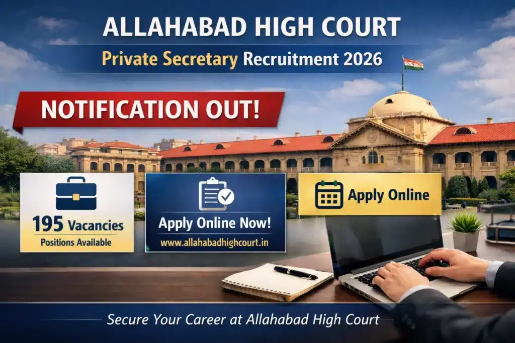 Allahabad High Court Private Secretary Recruitment 2026