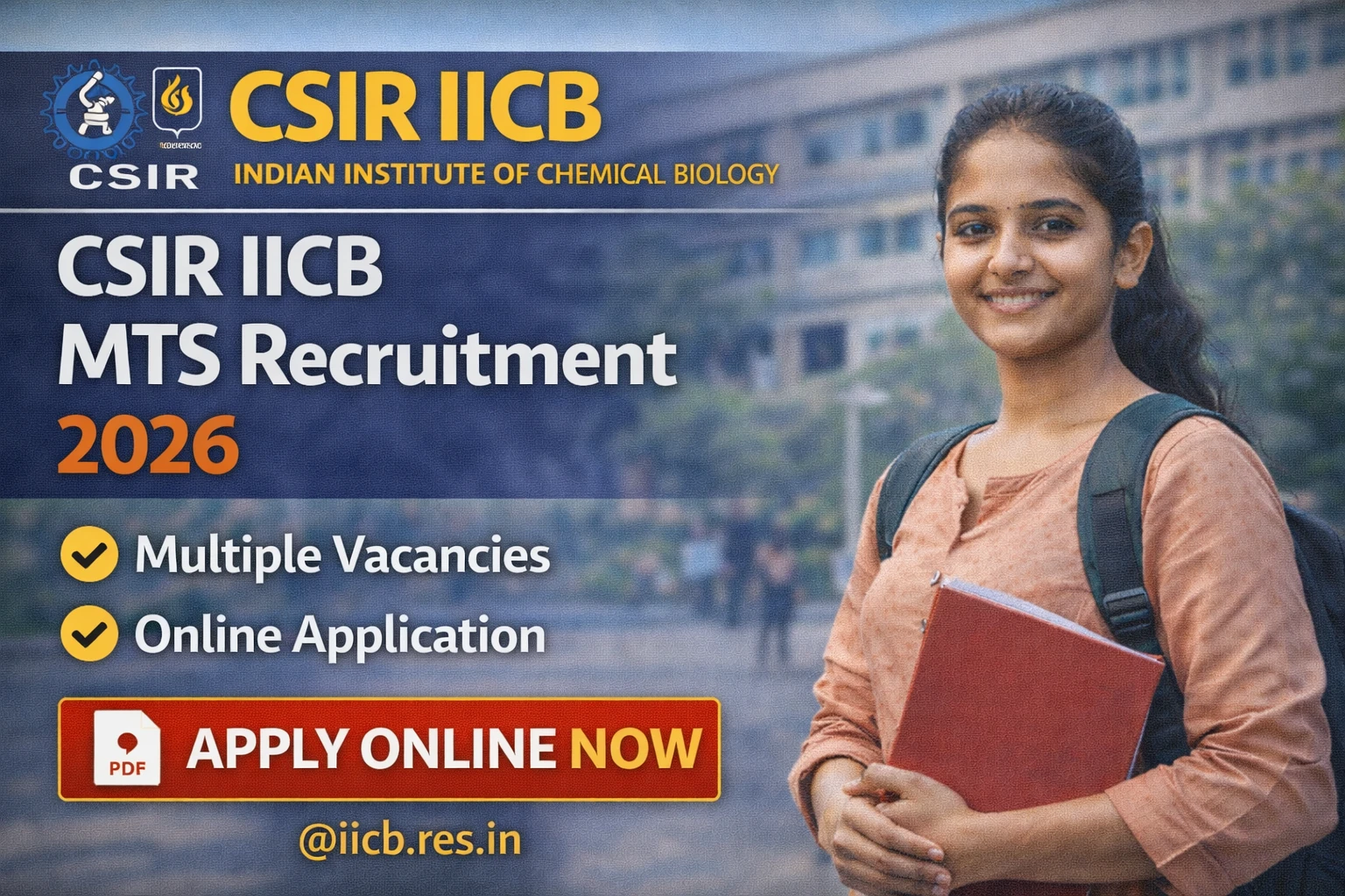 CSIR IICB MTS Recruitment 2026
