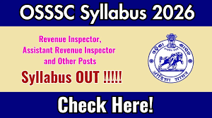 OSSSC CRE Syllabus 2026